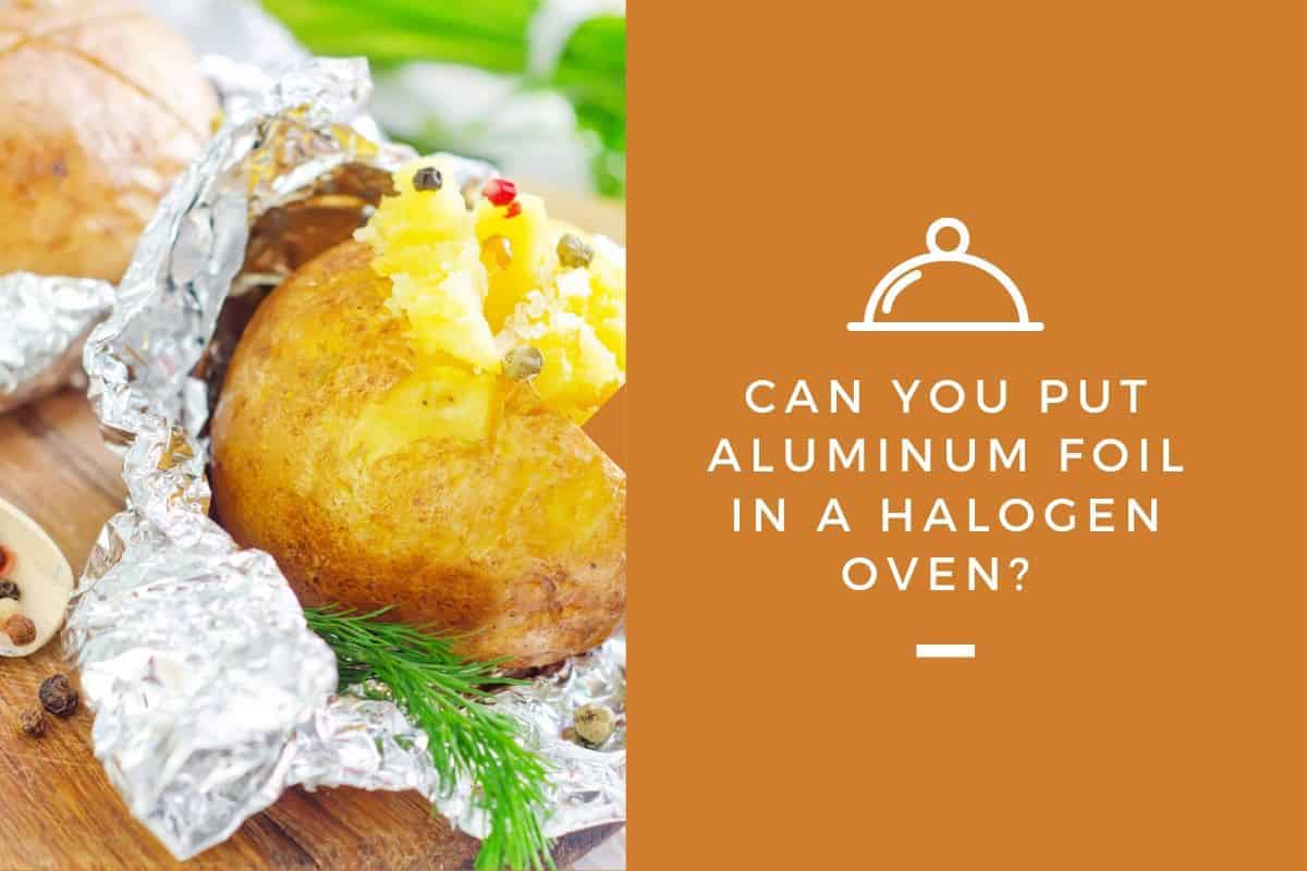 Can You Put Aluminum Foil In The Oven By Itself Can You Put Aluminum Foil In A Halogen Oven Kitchensnitches