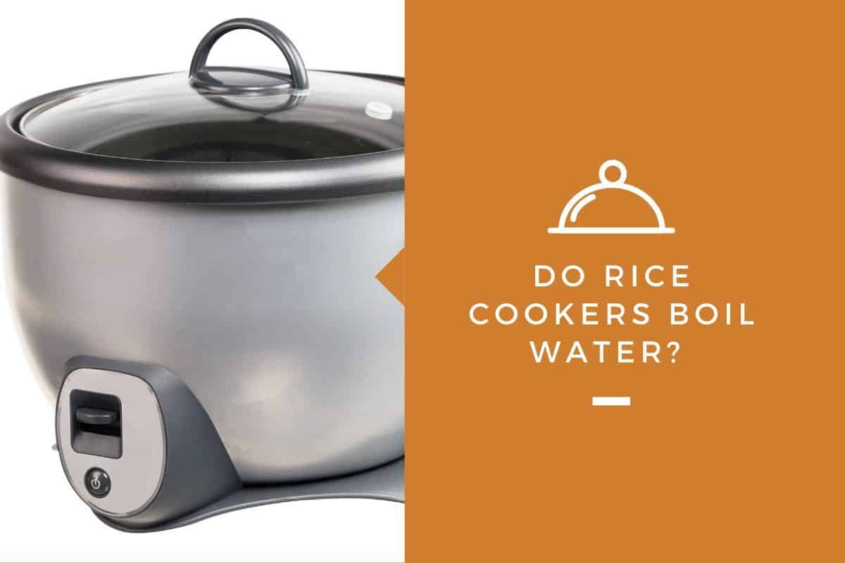 Do Rice Cookers Boil Water?